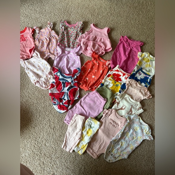Carter’s and Cat&Jack huge newborn girls summer lot - Picture 1 of 4